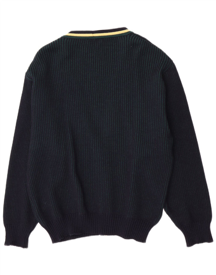 Konen Munchen Herre Cardigan Sweater EU 54 Large Navy Blue New Wool