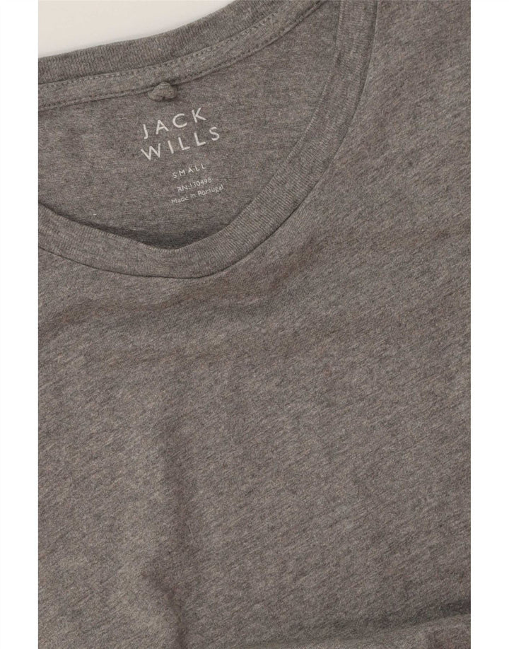 Jack Wills Herre T-Shirt Top Lille Grå Flecked