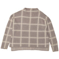 Marks & Spencer Dame sweater med rund hals DK 16 Stor grå ternet