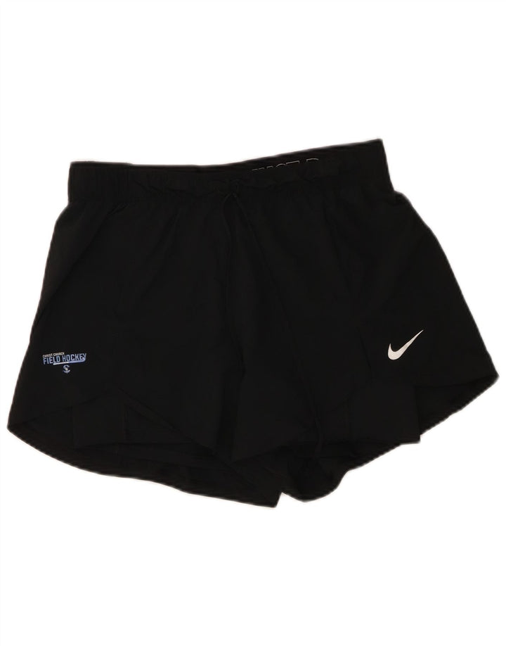 Nike sportsshorts til kvinder UK 14 medium sort polyester