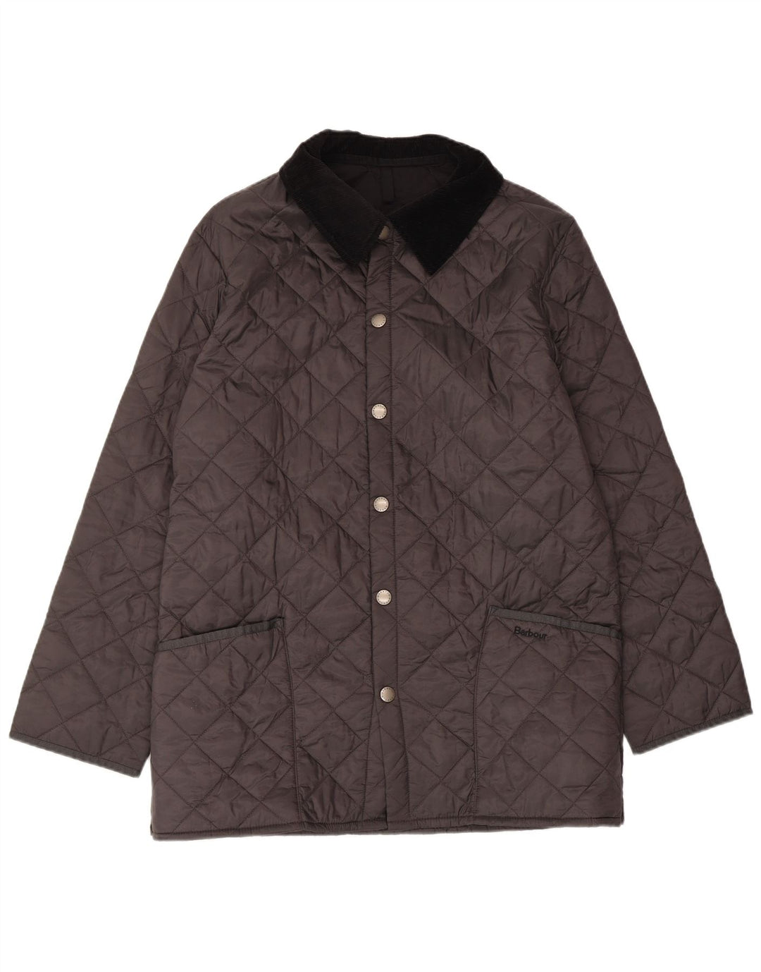 Barbour Herre Loose Fit Quiltet Jakke UK 36 Small Black Polyamide