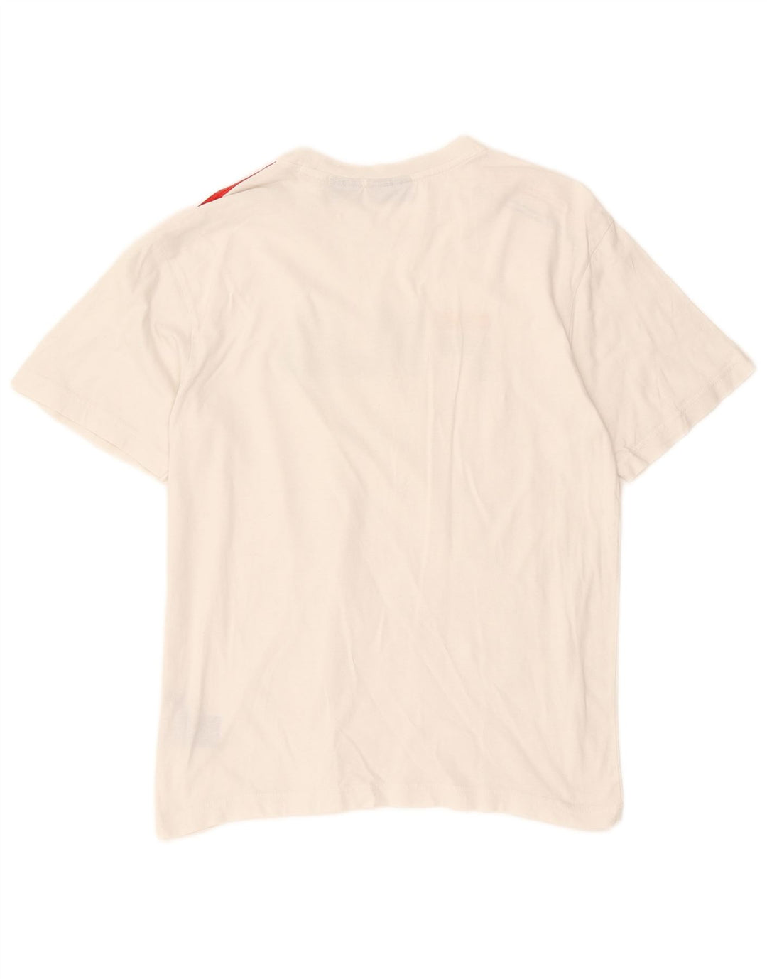 Fila Herre Grafisk T-Shirt Top Lille Hvid Bomuld