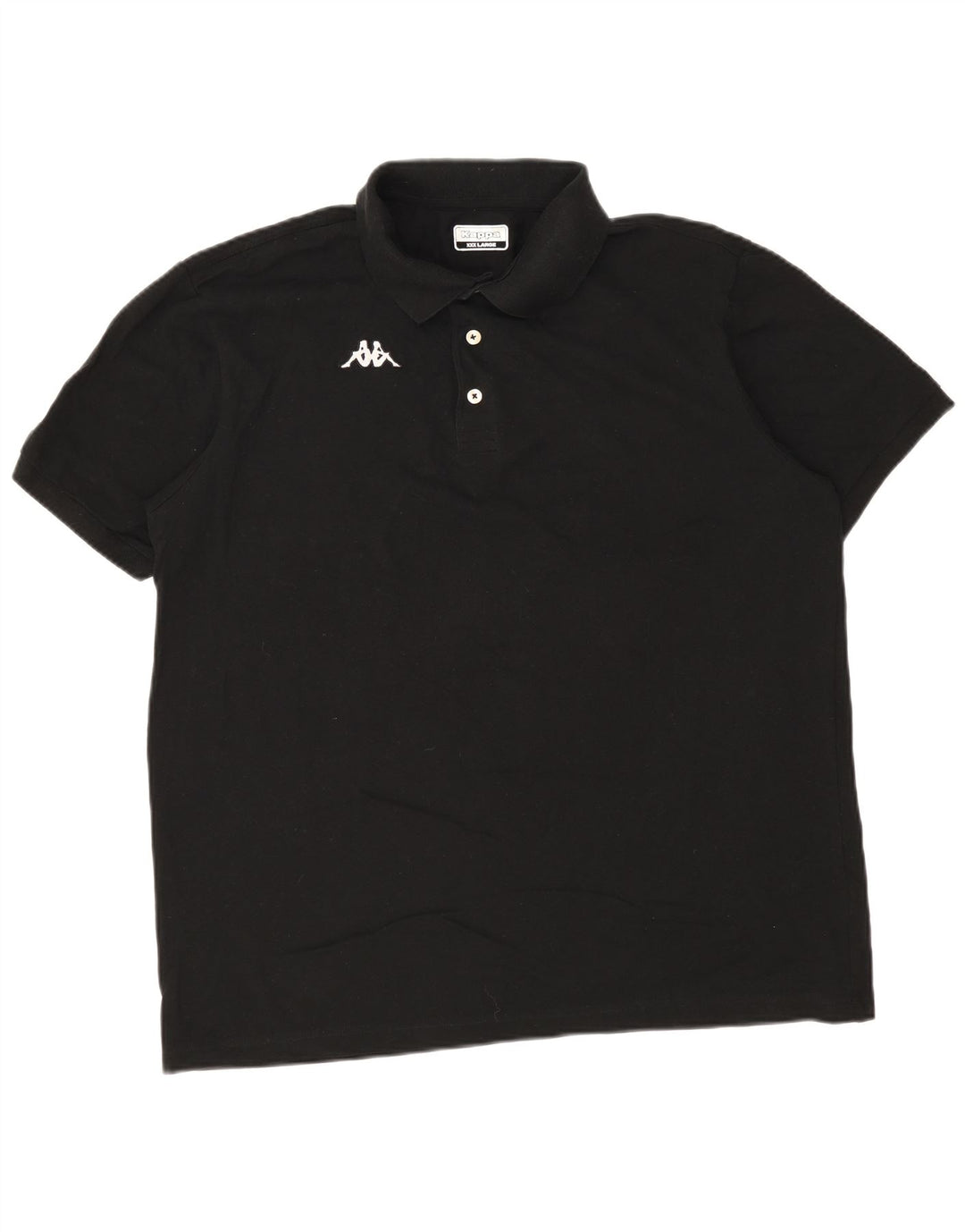 Kappa herre poloshirt 3XL sort bomuld