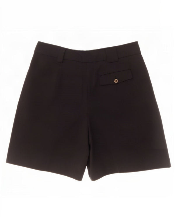 Topshop Womens Pegged Chino Shorts UK 12 Medium W30 Black Polyester