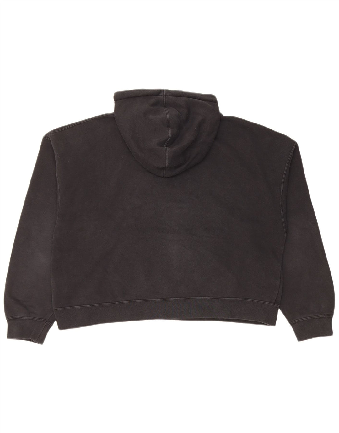 Jordan Dame Crop Oversized Hoodie Jumper UK 10 Small Black
