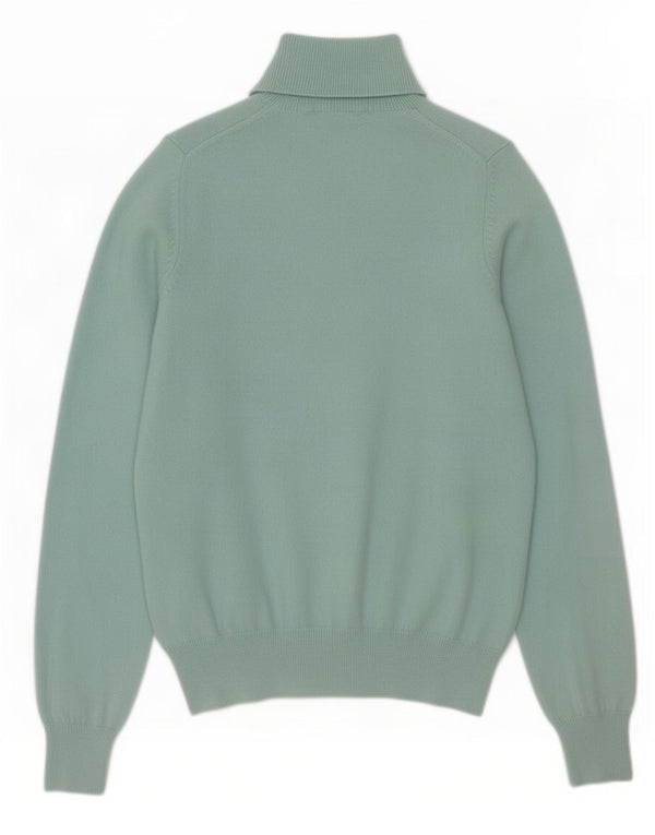 Marks & Spencer Dame Rullehals Sweater UK 10 Small Turkis