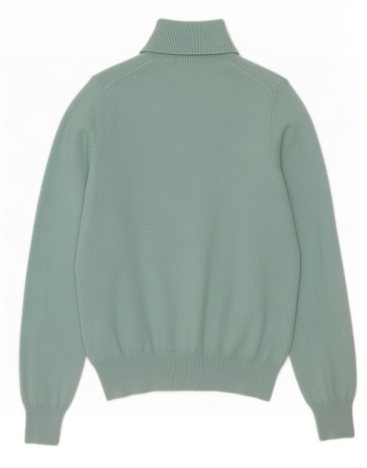 Marks & Spencer Dame Rullehals Sweater UK 10 Small Turkis