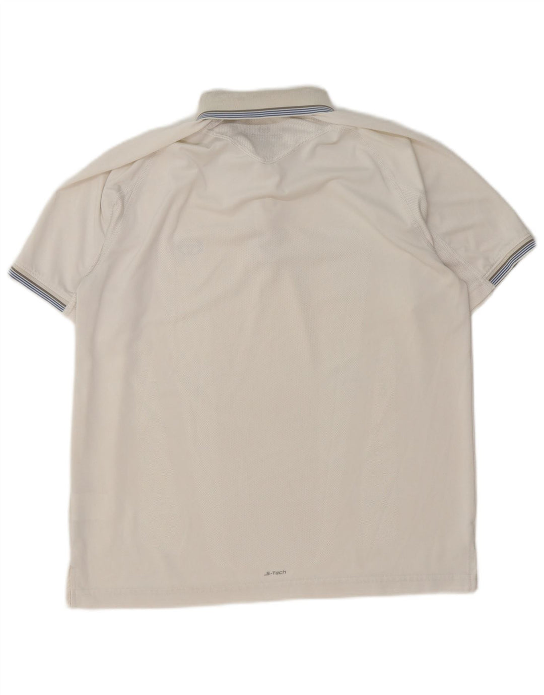 Sergio Tacchini Herre Polo Shirt XL Hvid Polyester