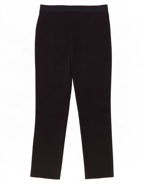 Marks & Spencer, højtaljede cropped bukser til kvinder UK 16 Large W34 L25 Navy
