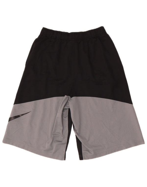 Nike drenge Dri Fit grafiske sportsshorts 13-14 år XL sort farveblok