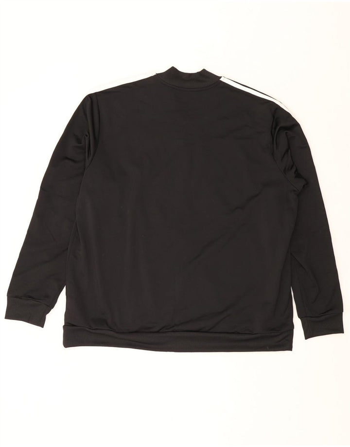 Adidas træningsdragt topjakke til kvinder UK 24/26 2XL Sort Polyester