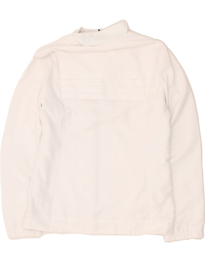 LOTTO Womens Tracksuit Top Jacket UK 16 Large White Vintage Lotto and Second-Hand Lotto from Messina Hembry 