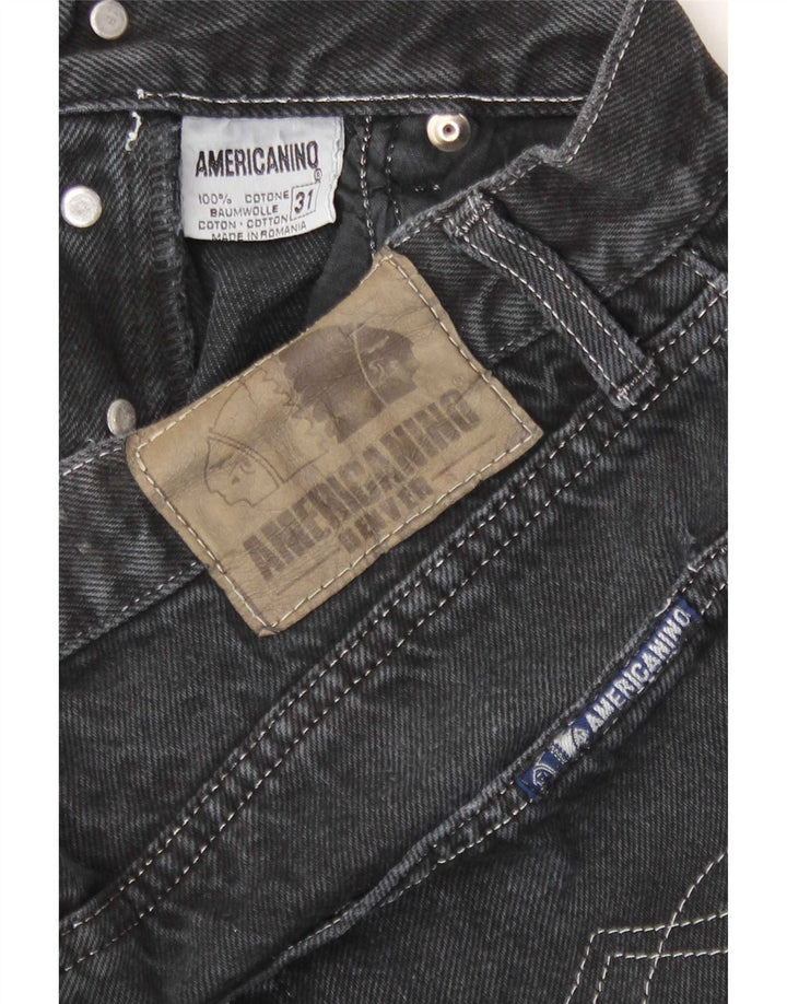 Americanino Straight Jeans til mænd W31 L32 Grå bomuld