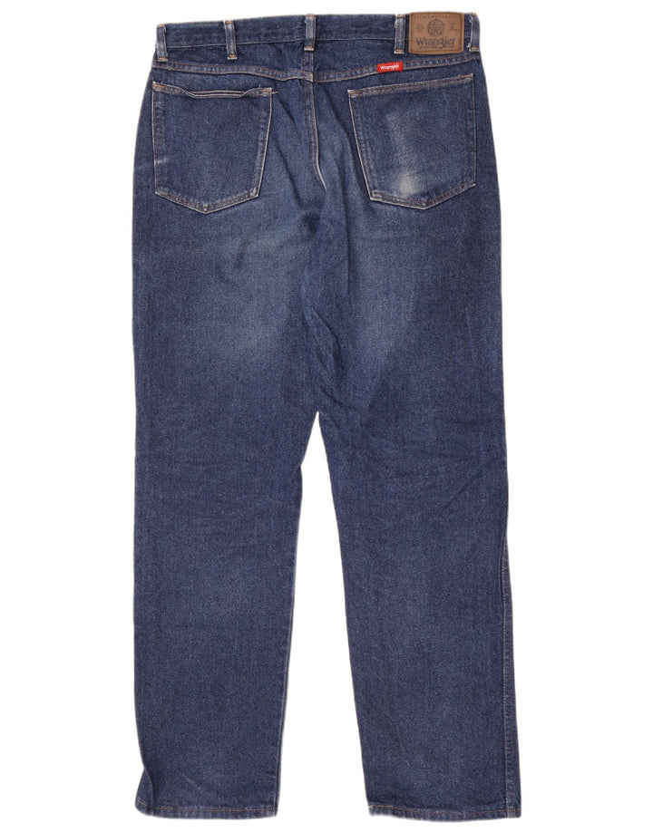 Wrangler Straight Jeans til mænd W34 L32 Blå