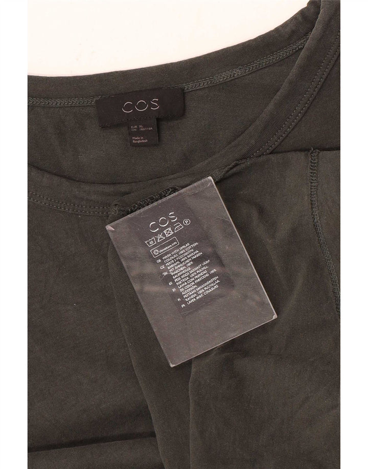 Cos Herre T-Shirt Top XL Grå Bomuld