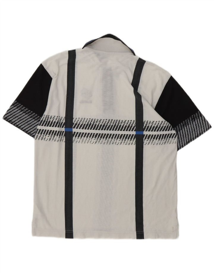 Lotto Herre poloshirt Medium White Colourblock Polyester