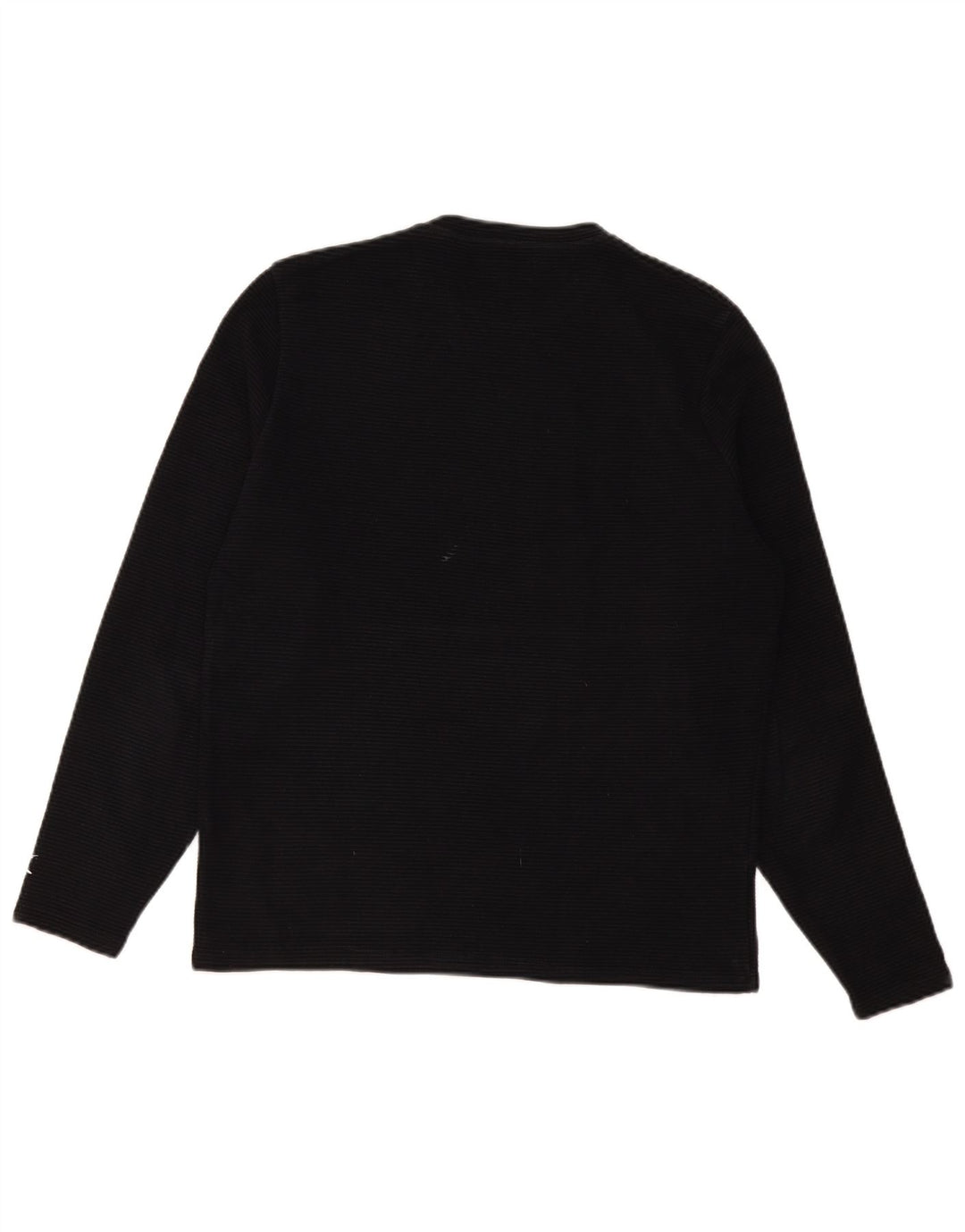 Zara Herre Top Langærmet Medium Sort Stribet