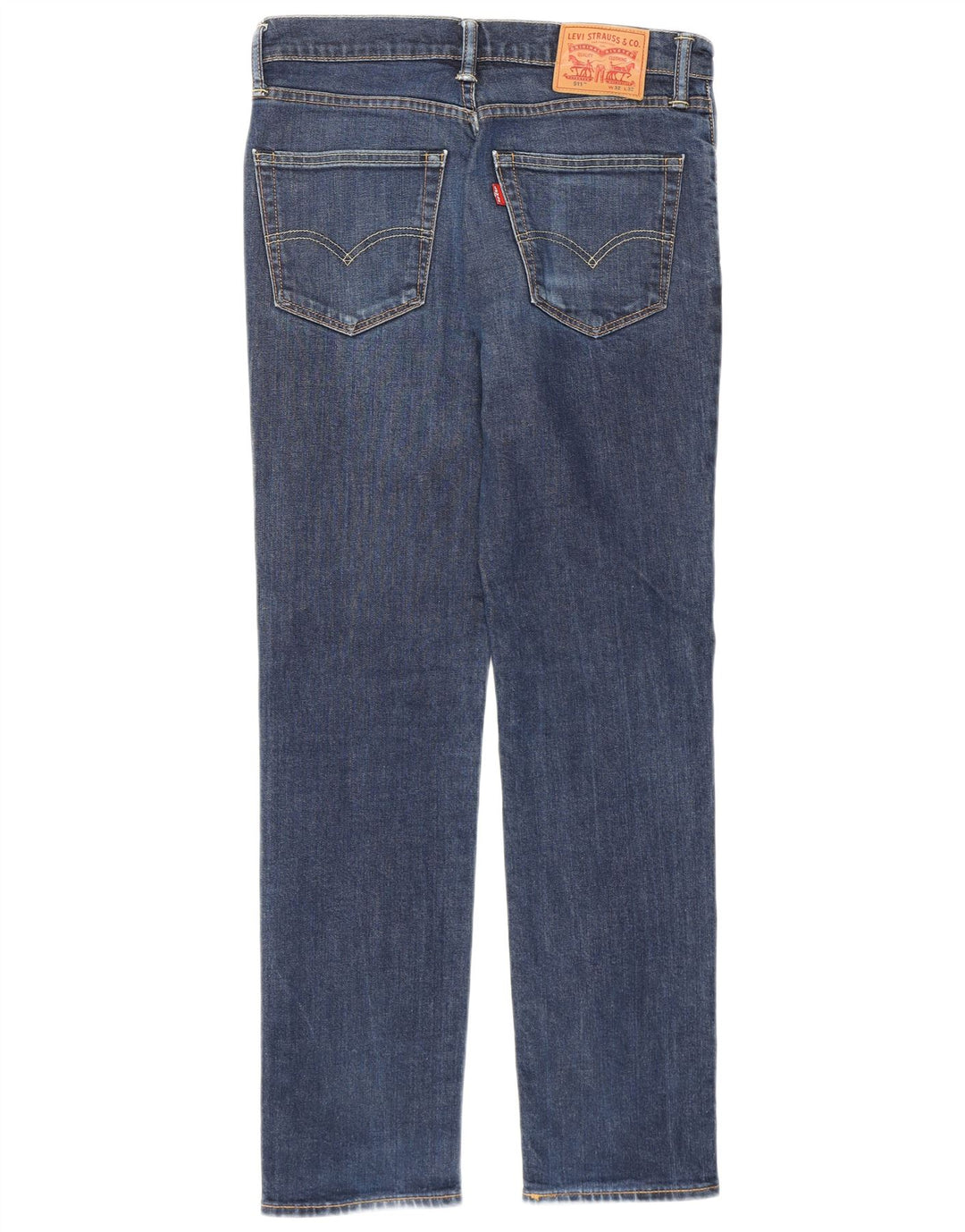 Levi's Herre 511 Slim Jeans W32 L32 Marineblå Bomuld