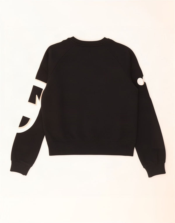 Champion Girls Graphic Sweatshirt Jumper 13-14 år XL Sort Bomuld