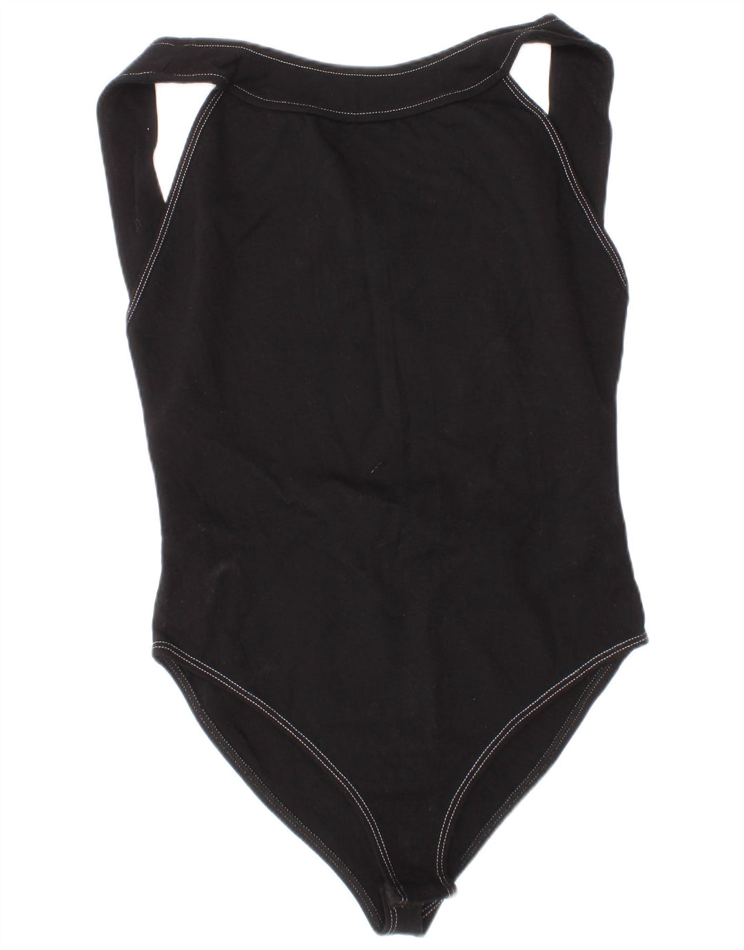 Zara Kvinders Bodysuit Small Sort Viskose