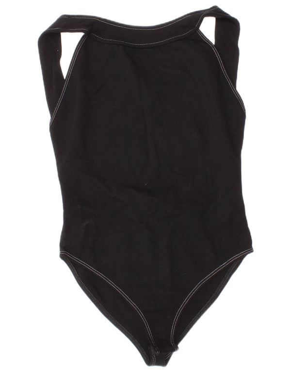 Zara Womens Bodysuit Small Black Viscose