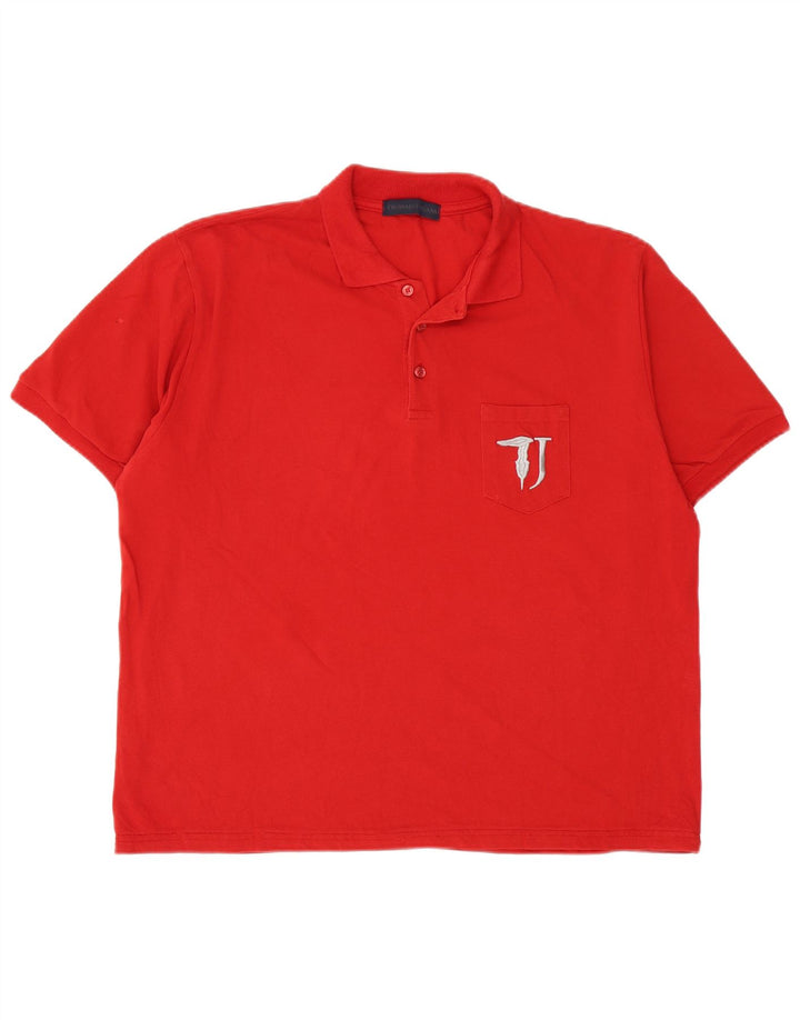 Trussardi Jeans Polo Shirt til mænd XL Rød