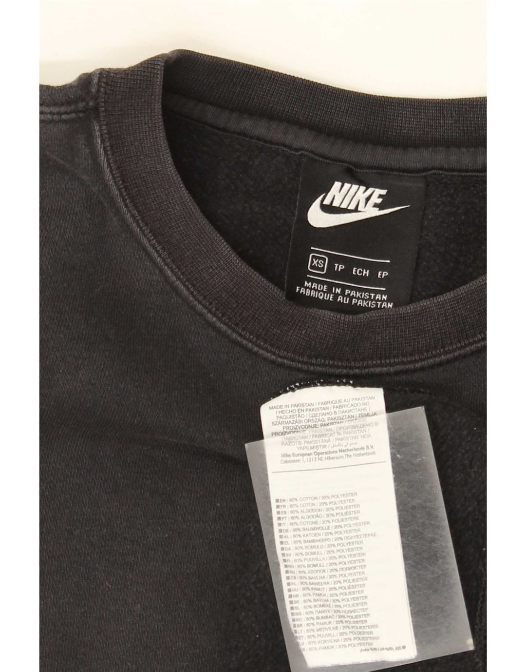 Nike Sweatshirt til mænd XS Sort bomuld