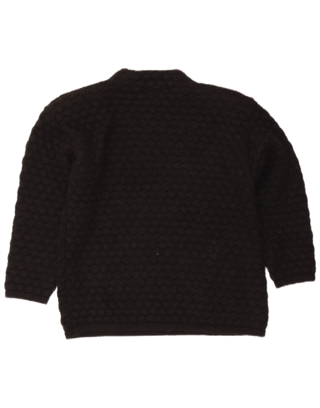 GEIGER Dame Grafisk Turtle Neck Jumper Sweater EU 36 Small Black Floral