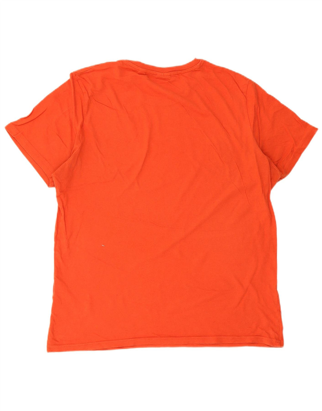 JACK & JONES Herre T-Shirt Top XL Orange Bomuld