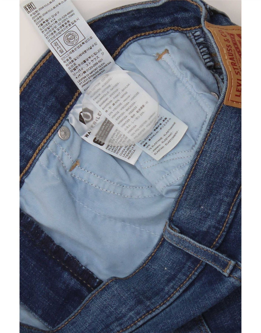 Levi's Dame 312 Shaping Slim Jeans W28 L30 Blå Bomuld