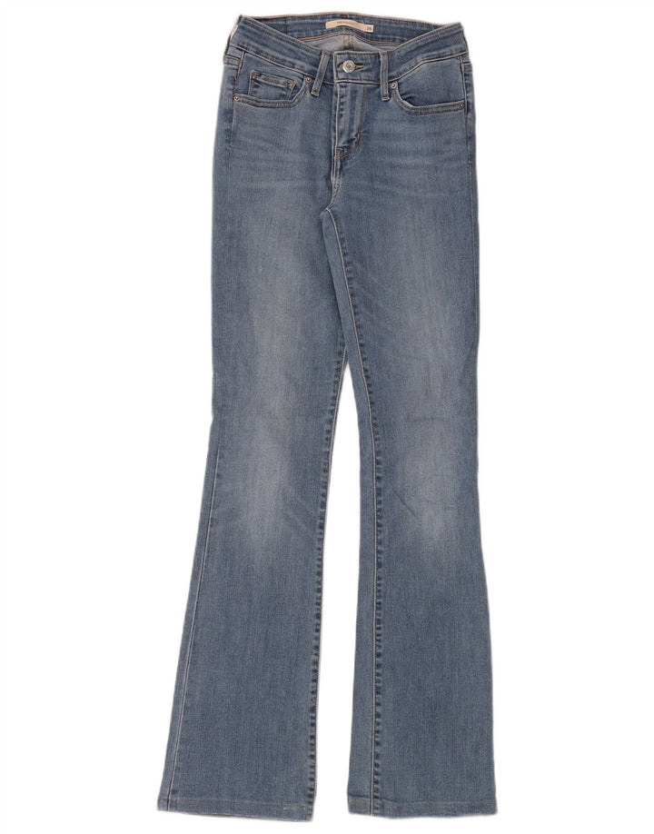 Levi's Dame 715 Bootcut Jeans W26 L32 Blå Bomuld