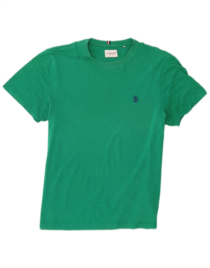 U.S. Polo Assn. Herre T-shirt Top Medium Grøn Bomuld