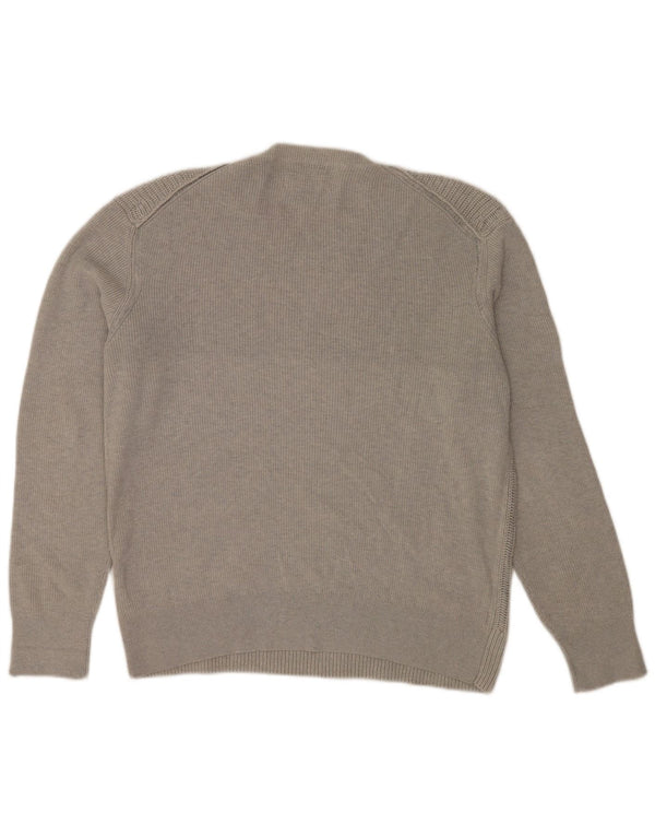 All Saints Herre sweater med rund hals, stor grå bomuld