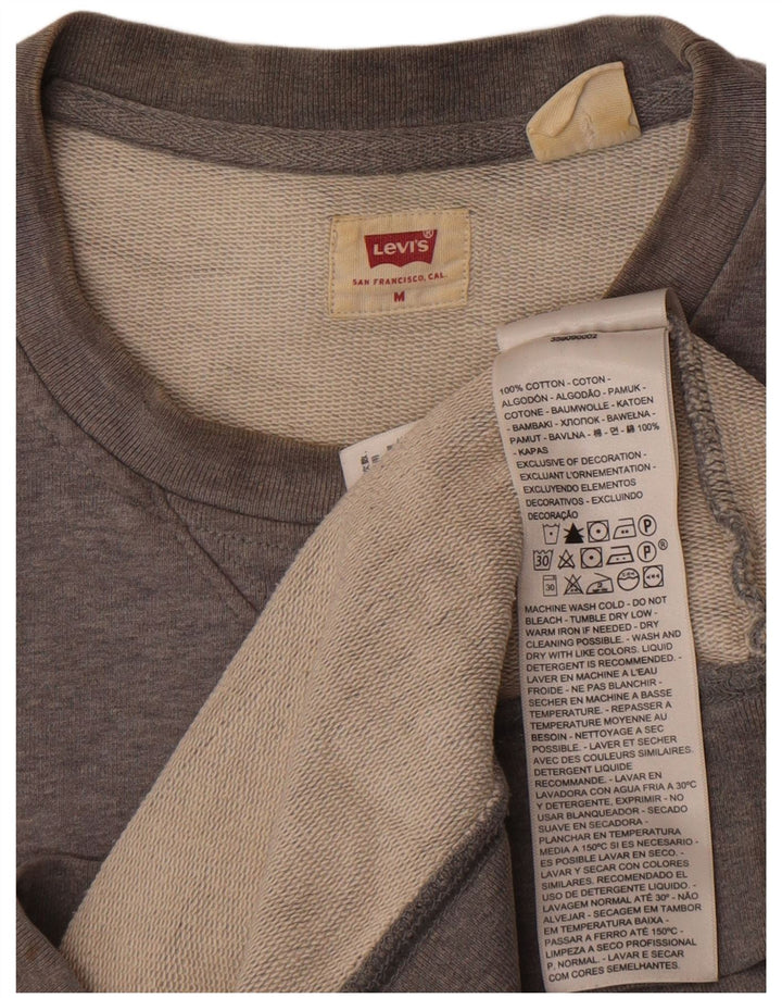 Levi's Herre sweatshirt Jumper Medium Grey Bomuld