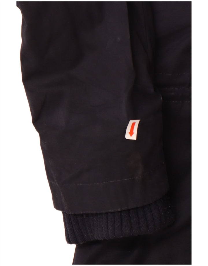 Superdry Parkajakke med hætte til kvinder UK 18 XL marineblå polyester