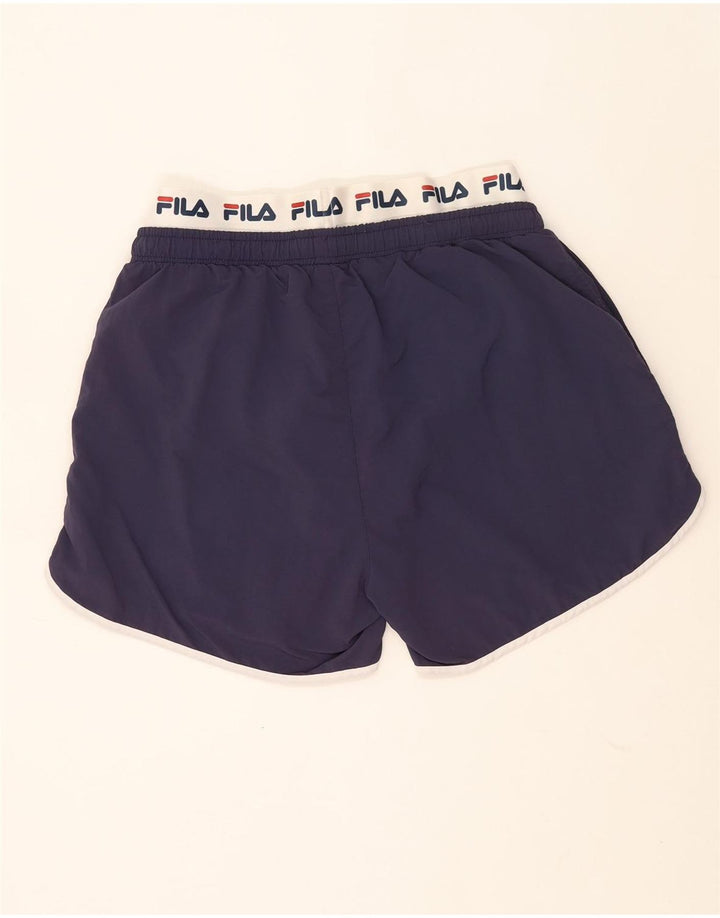Fila Herre grafiske sportsshorts Medium Marineblå Colourblock Polyamid