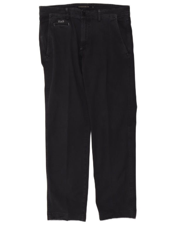 Harmont & Blaine Lige Chino-bukser til mænd IT 52 XL W38 L30 Marineblå