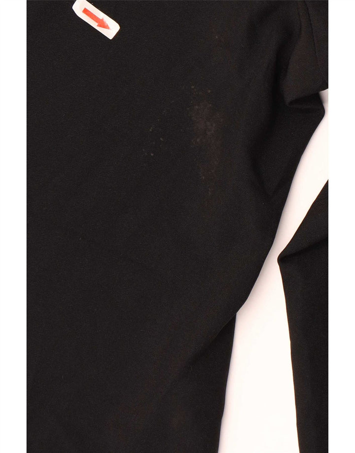 Marks & Spencer Herre Straight Regular Suit Bukser W34 L31 Sort Polyester