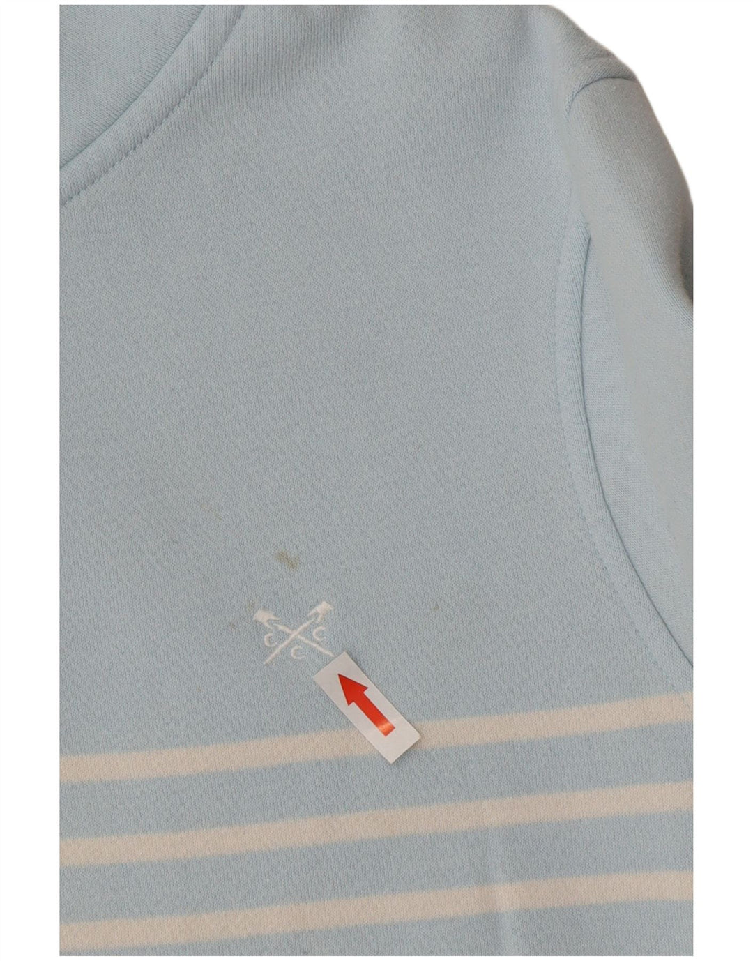 Besætningstøj Dame Sweatshirt Jumper UK 12 Mellem blå stribet