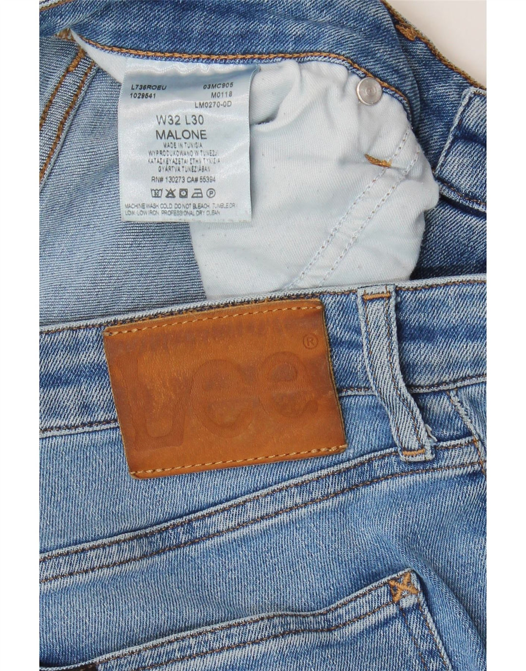 Lee Dame Malone Skinny Jeans W32 L30 Blå Bomuld