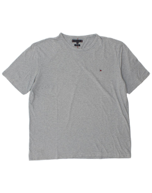Tommy Hilfiger Herre T-Shirt Top 2XL Grå