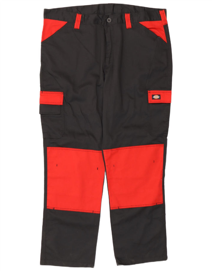 Dickies Straight Cargo bukser til mænd W44 L31 Sort Colourblock Polyester