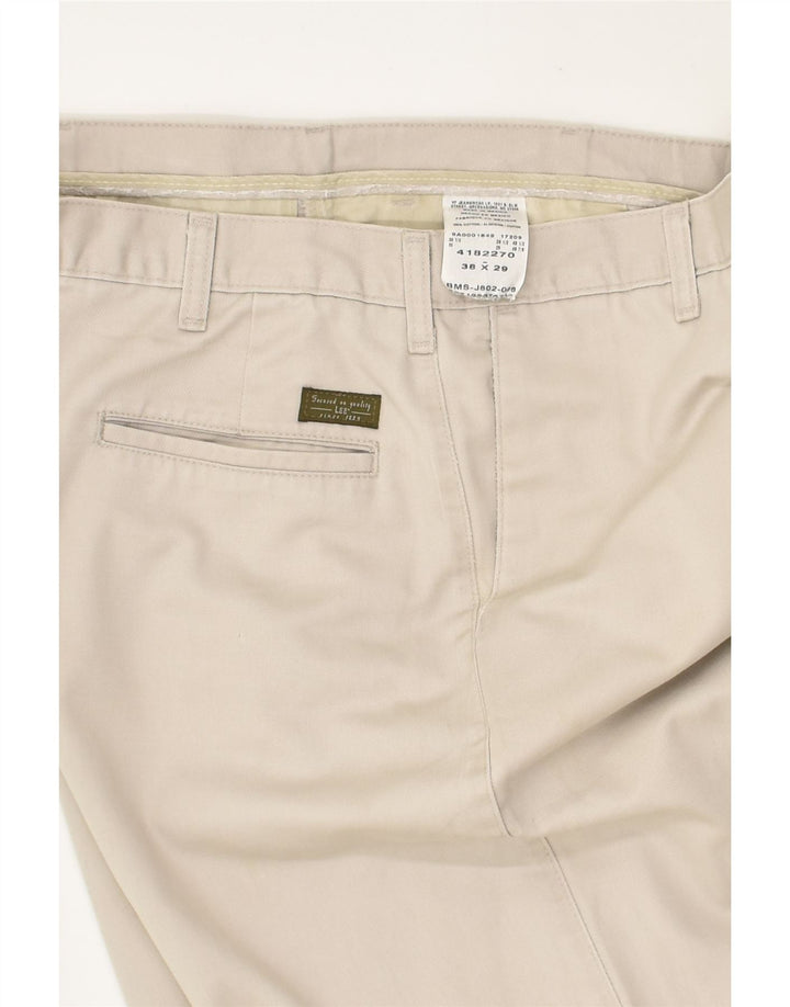 LEE Mens Straight Chino Trousers W38 L29 Grey Cotton | Vintage Lee | Thrift | Second-Hand Lee | Used Clothing | Messina Hembry 