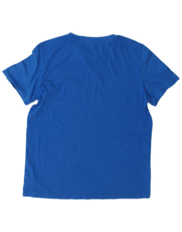 Puma Boys Grafisk T-Shirt Top 13-14 år Blå Colourblock Bomuld