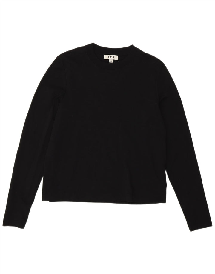 Cos Dame Top Langærmet UK 12 Medium Sort