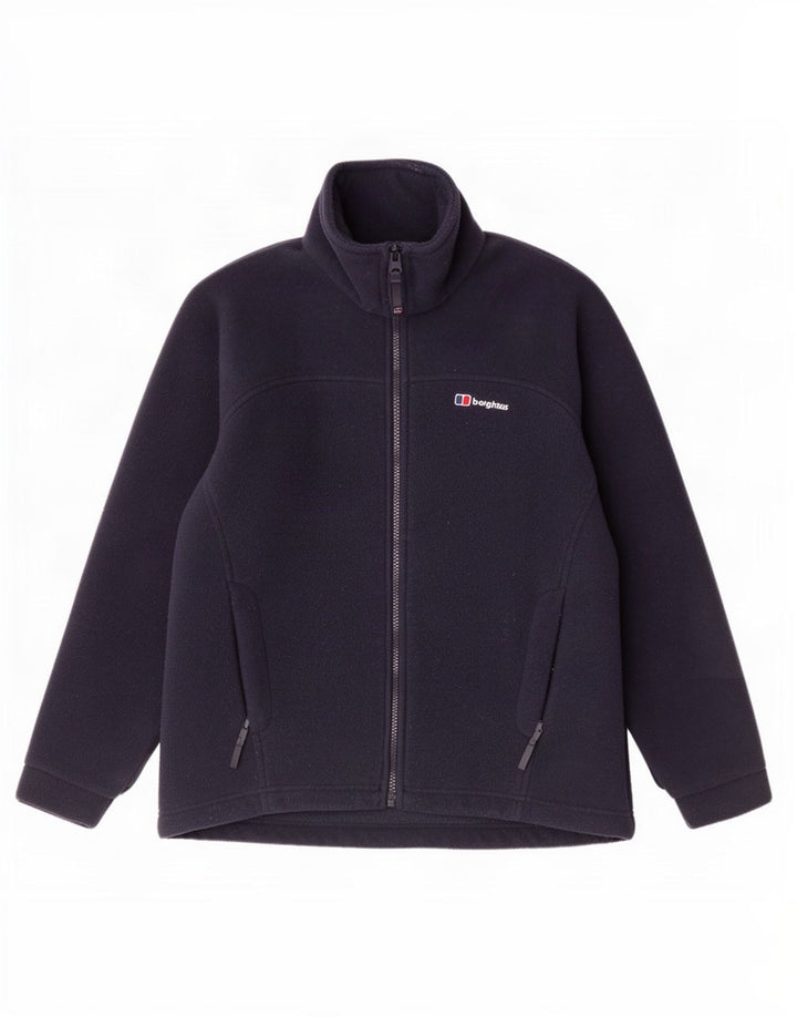 Berghaus Dame Liner Fleece Jakke UK 10 Small Navy Blue Polyester