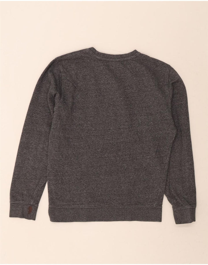 CHAMPION Mens Graphic Sweatshirt Jumper Small Grey Cotton Vintage Champion and Second-Hand Champion from Messina Hembry 