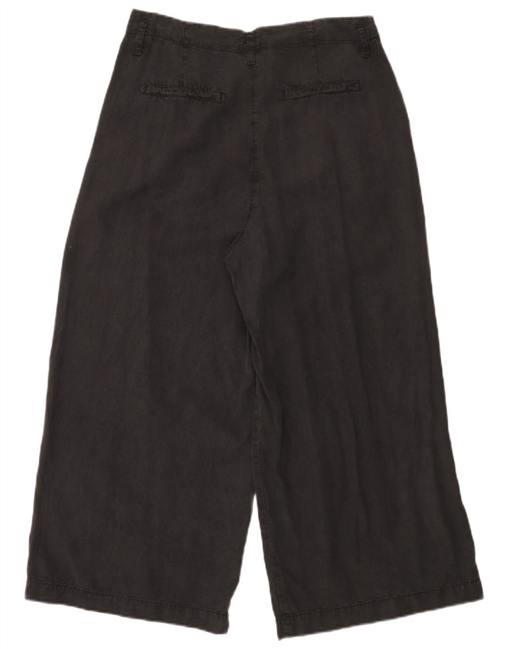 Dacks dame capribukser med brede ben IT 44 Medium W30 L23 Sort Tencel