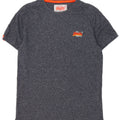 Superdry T-shirt top til mænd, lille marineblå flækket bomuld