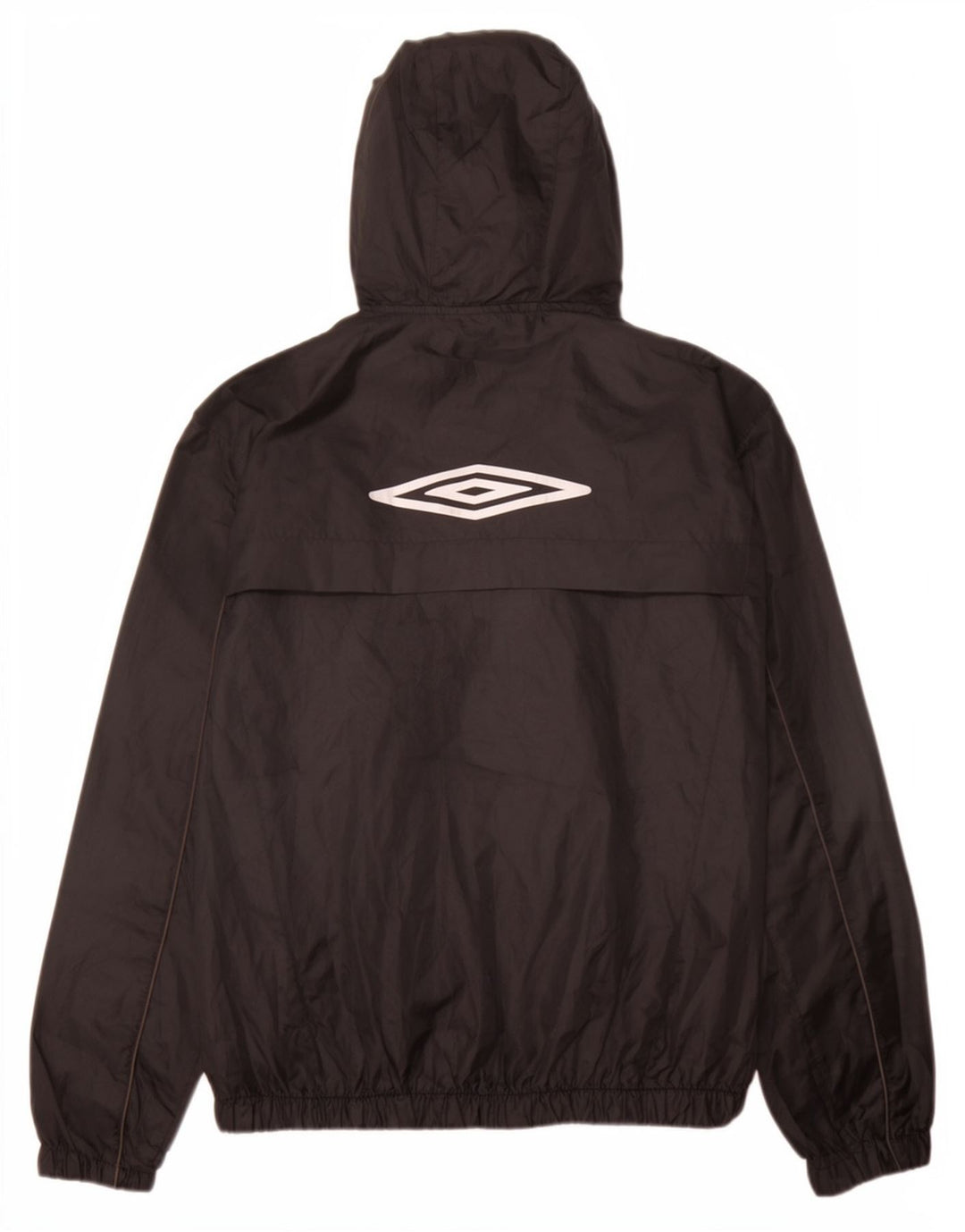 Umbro Drenge Hætte Regnjakke 11-12 År Stor Sort Polyester